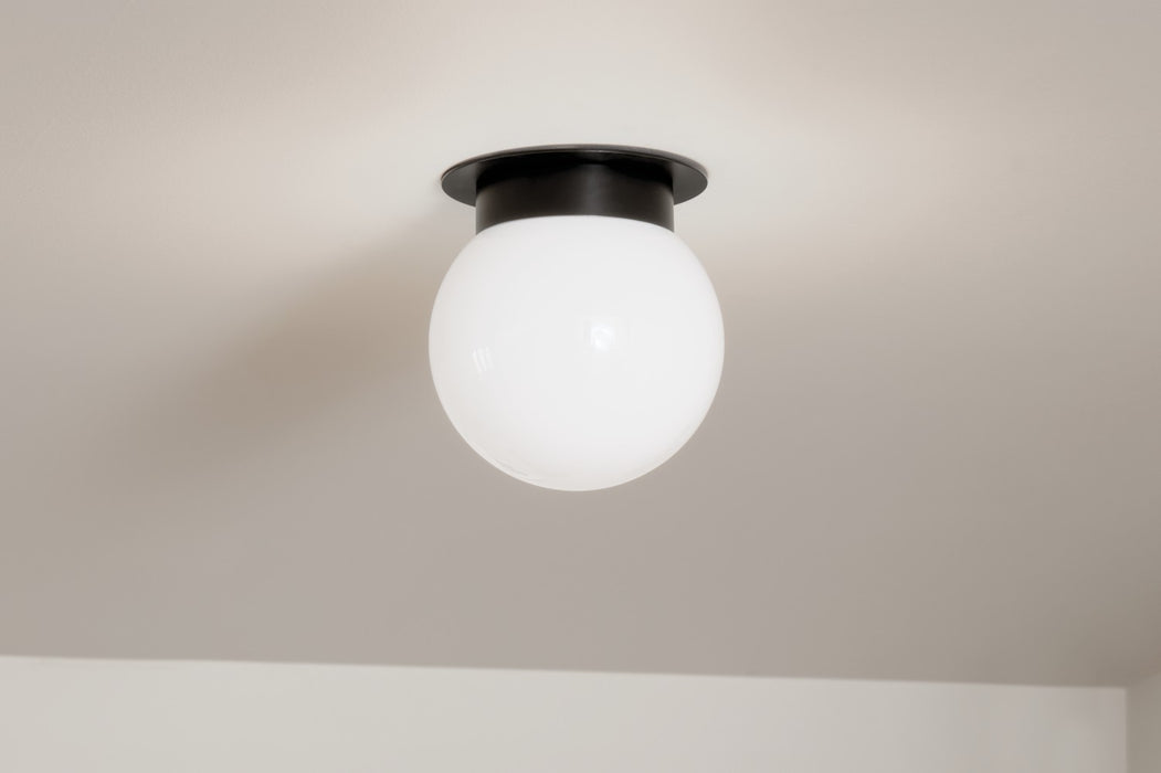 Kichler 52586BK One Light Flush Mount, Black
