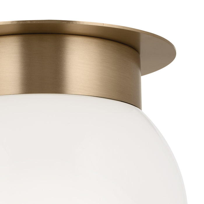 Kichler 52586CPZ One Light Flush Mount, Champagne Bronze
