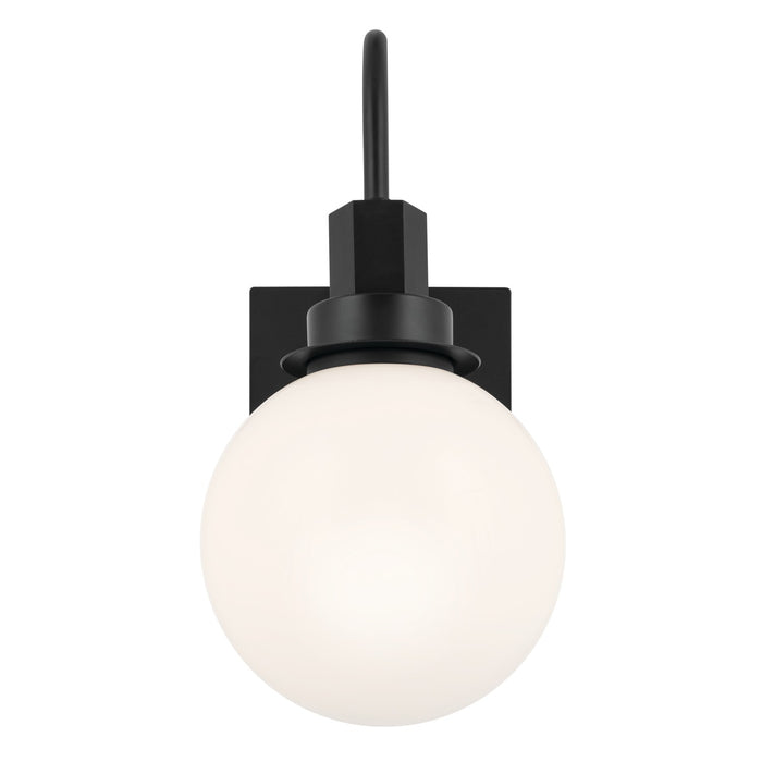 Kichler 55149BK One Light Wall Sconce, Black