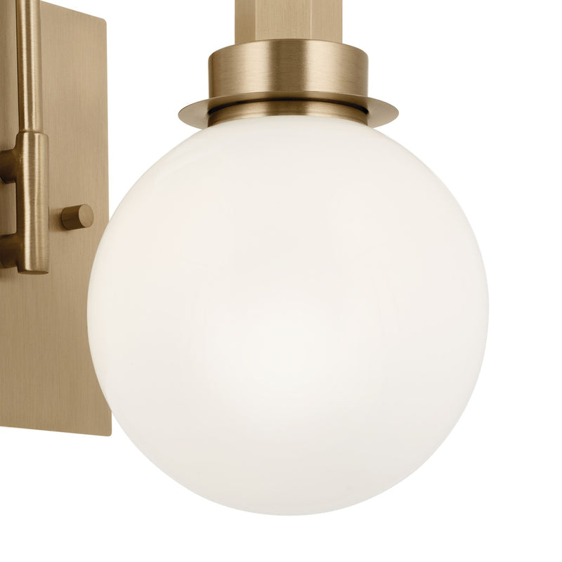 Kichler 55149CPZ One Light Wall Sconce, Champagne Bronze
