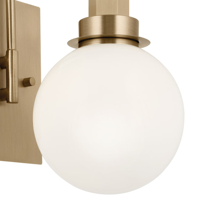 Kichler 55149CPZ One Light Wall Sconce, Champagne Bronze