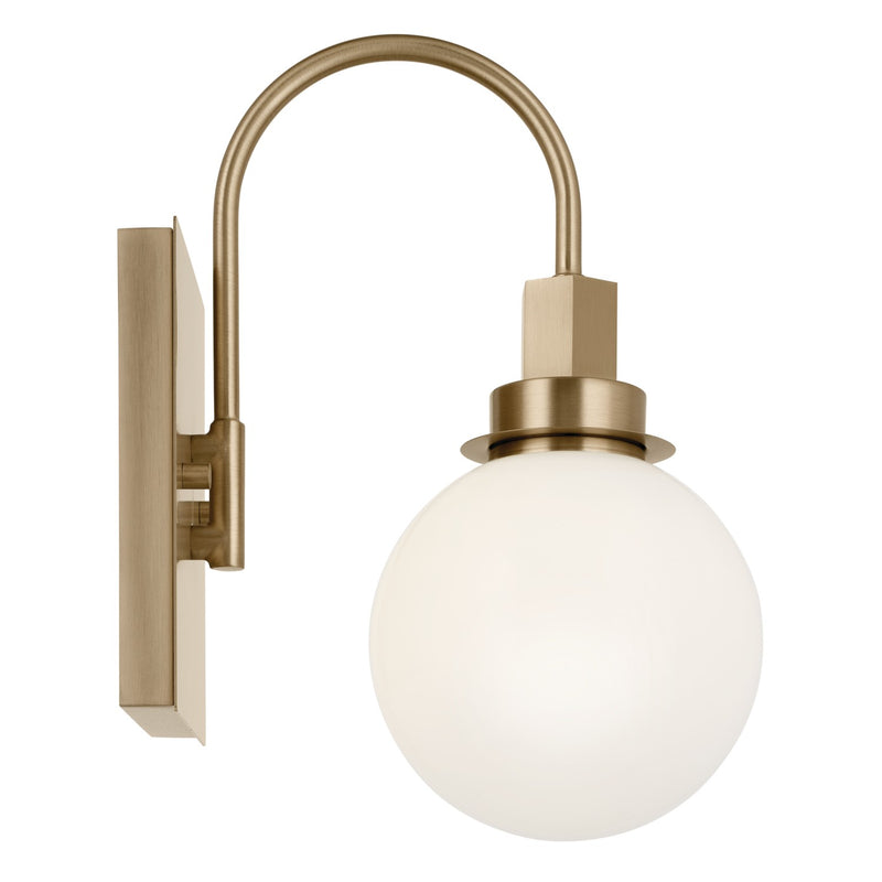 Kichler 55149CPZ One Light Wall Sconce, Champagne Bronze