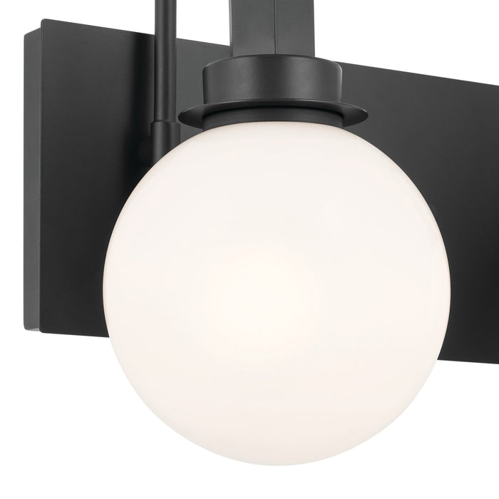 Kichler 55150BK Two Light Bath, Black