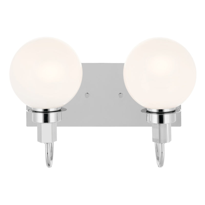 Kichler 55150CH Two Light Bath, Chrome