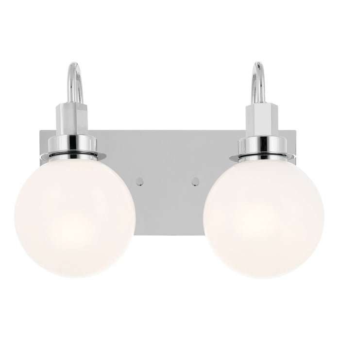 Kichler 55150CH Two Light Bath, Chrome