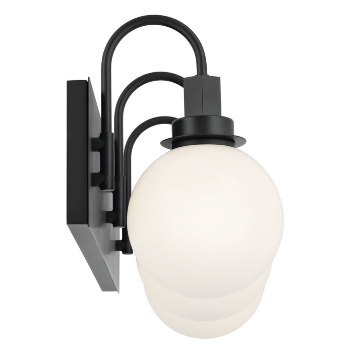 Kichler 55151BK Three Light Bath, Black
