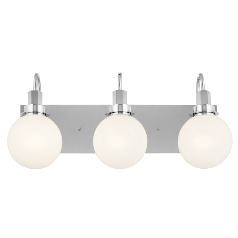 Kichler 55151CH Three Light Bath, Chrome