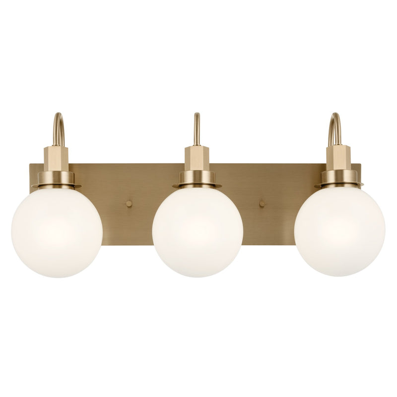 Kichler 55151CPZ Three Light Bath, Champagne Bronze