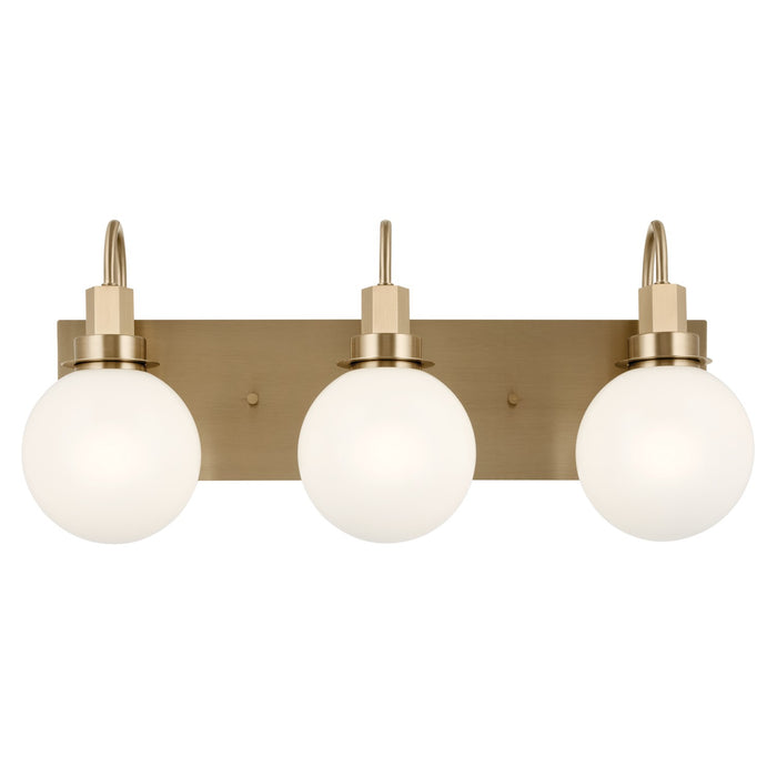 Kichler 55151CPZ Three Light Bath, Champagne Bronze