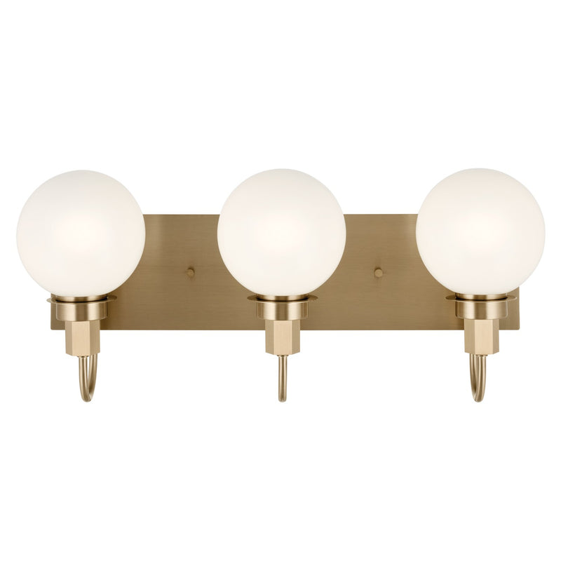 Kichler 55151CPZ Three Light Bath, Champagne Bronze