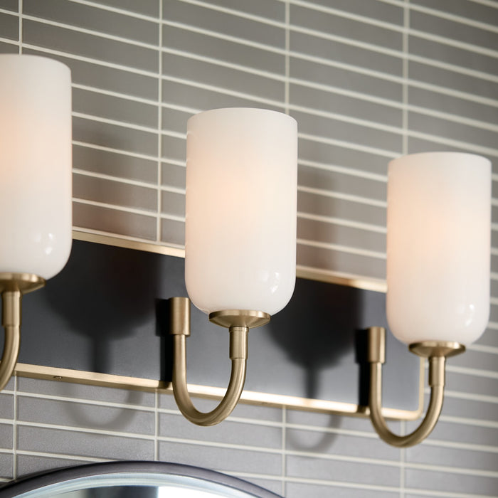 Kichler 55163CPZ Three Light Bath, Champagne Bronze