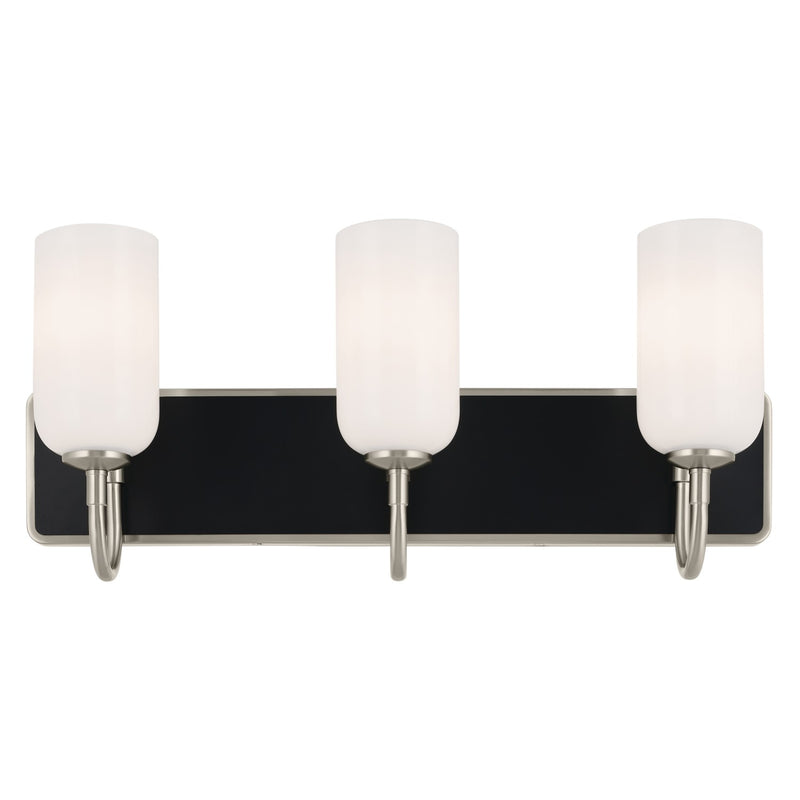 Kichler 55163NI Three Light Bath, Brushed Nickel