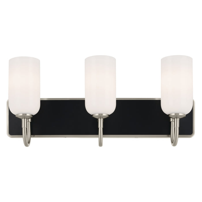 Kichler 55163NI Three Light Bath, Brushed Nickel