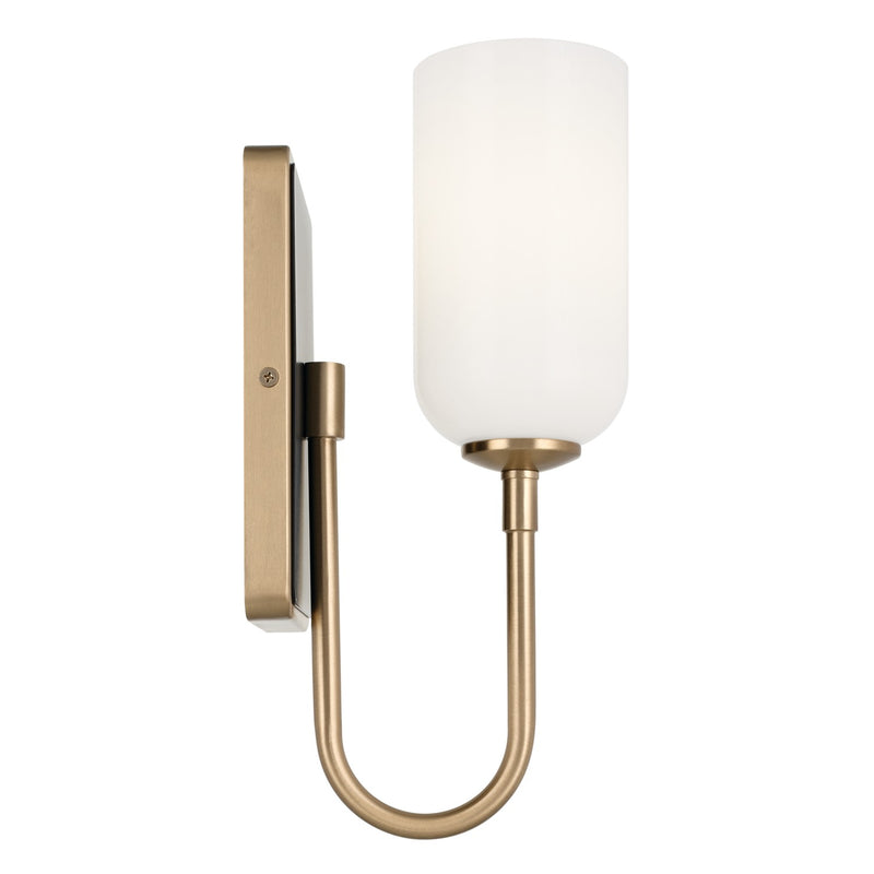 Kichler 55161CPZ One Light Wall Sconce, Champagne Bronze