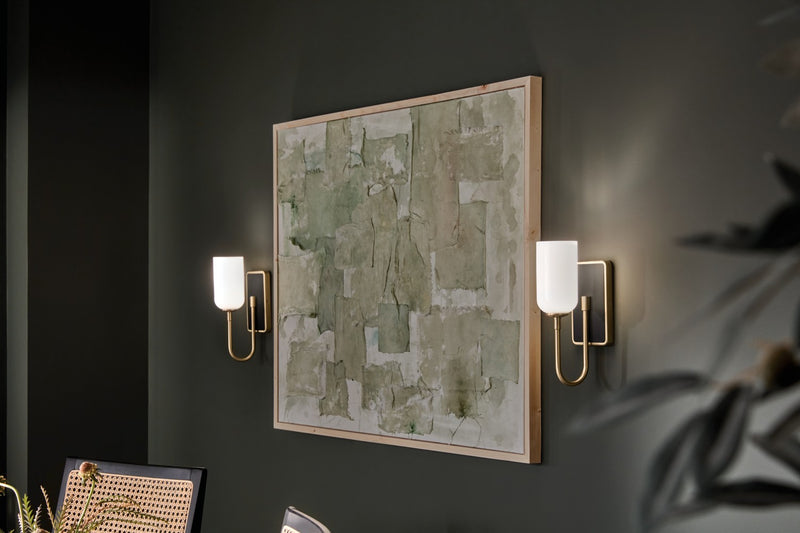 Kichler 55161CPZ One Light Wall Sconce, Champagne Bronze