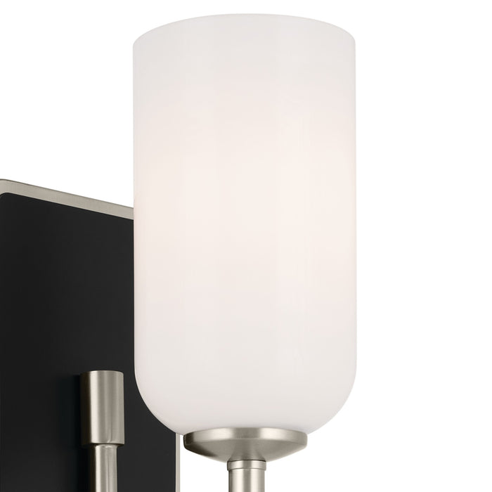 Kichler 55161NI One Light Wall Sconce, Brushed Nickel