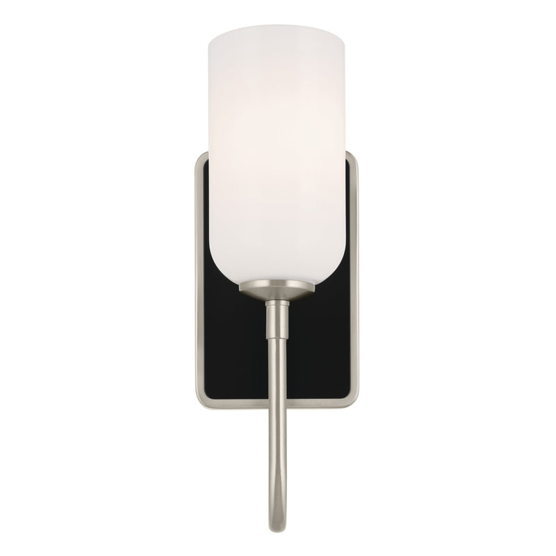 Kichler 55161NI One Light Wall Sconce, Brushed Nickel