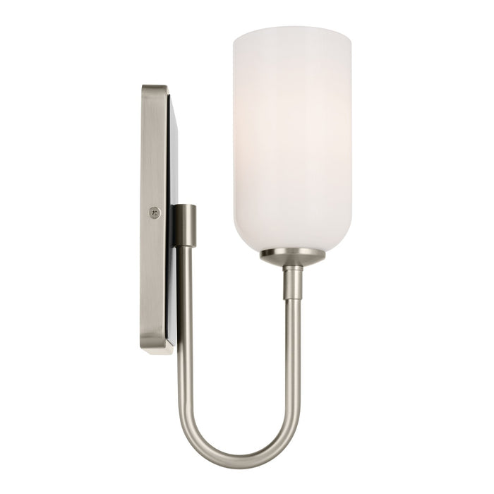 Kichler 55161NI One Light Wall Sconce, Brushed Nickel