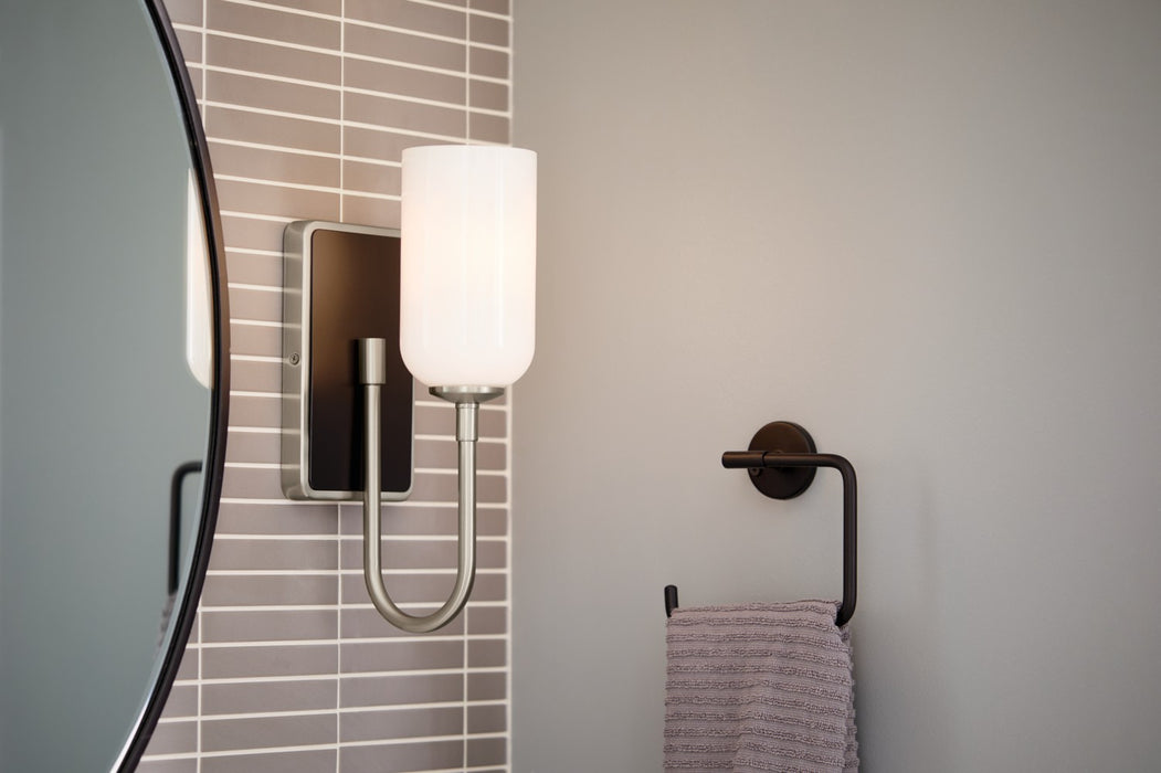 Kichler 55161NI One Light Wall Sconce, Brushed Nickel