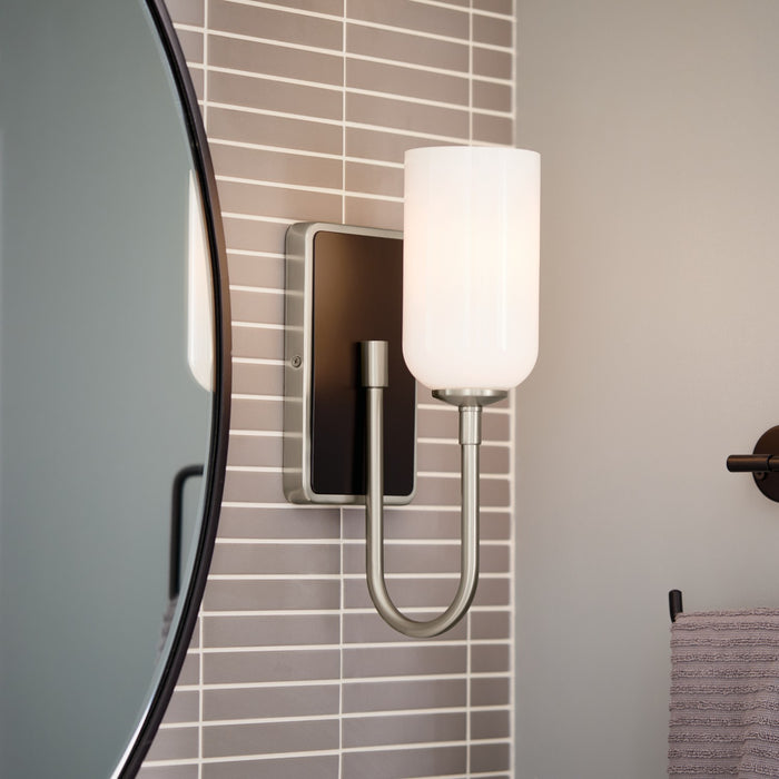 Kichler 55161NI One Light Wall Sconce, Brushed Nickel