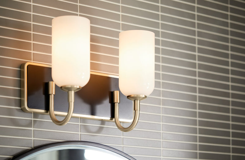 Kichler 55162CPZ Two Light Bath, Champagne Bronze