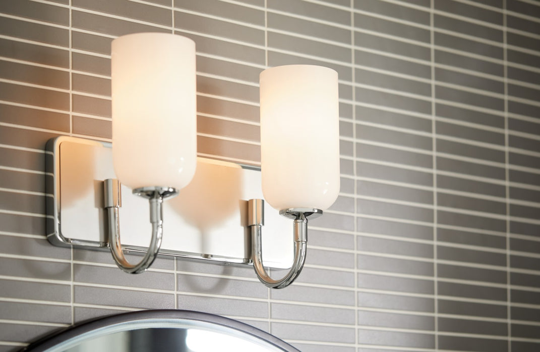 Kichler 55162PN Two Light Bath, Polished Nickel