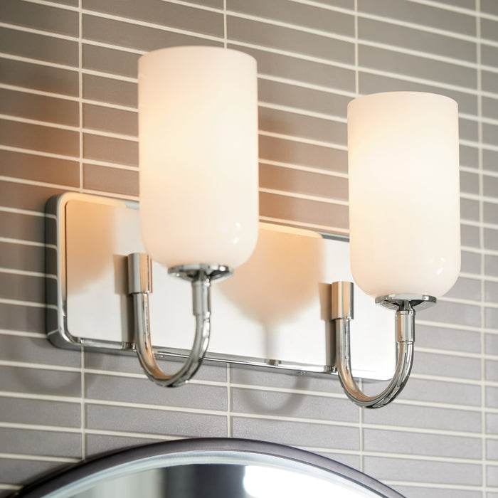 Kichler 55162PN Two Light Bath, Polished Nickel