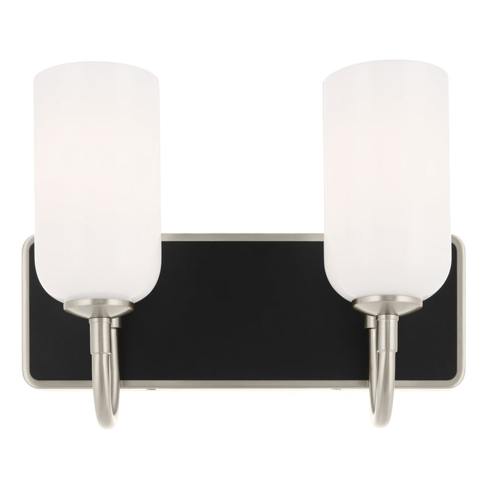 Kichler 55162NI Two Light Bath, Brushed Nickel