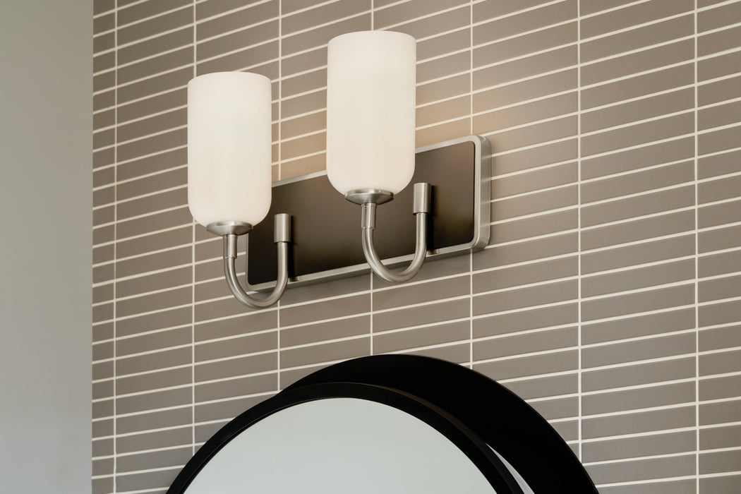 Kichler 55162NI Two Light Bath, Brushed Nickel