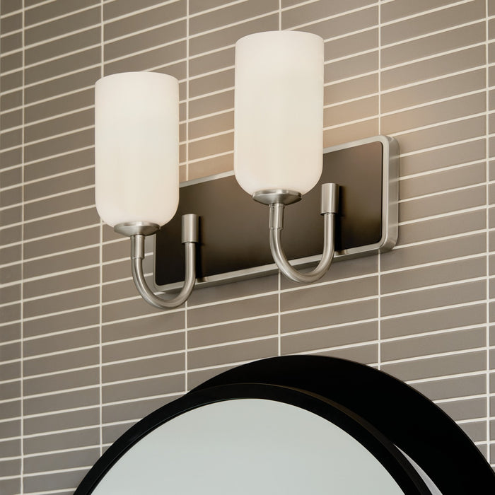 Kichler 55162NI Two Light Bath, Brushed Nickel