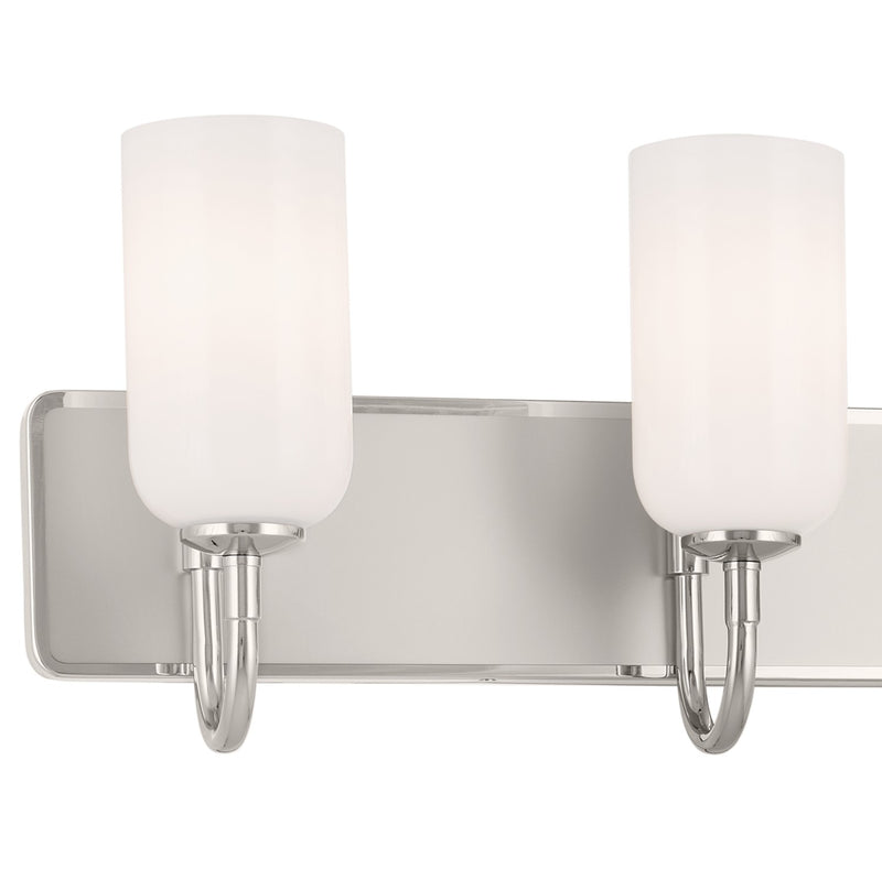 Kichler 55164PN Four Light Bath, Polished Nickel