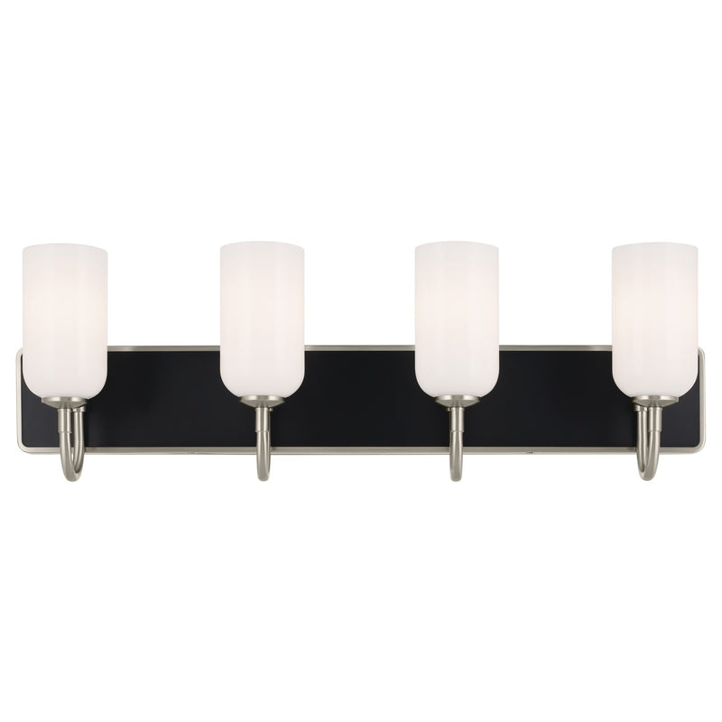 Kichler 55164NI Four Light Bath, Brushed Nickel