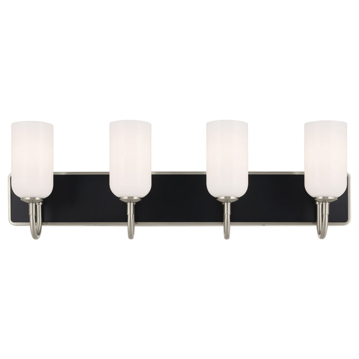 Kichler 55164NI Four Light Bath, Brushed Nickel