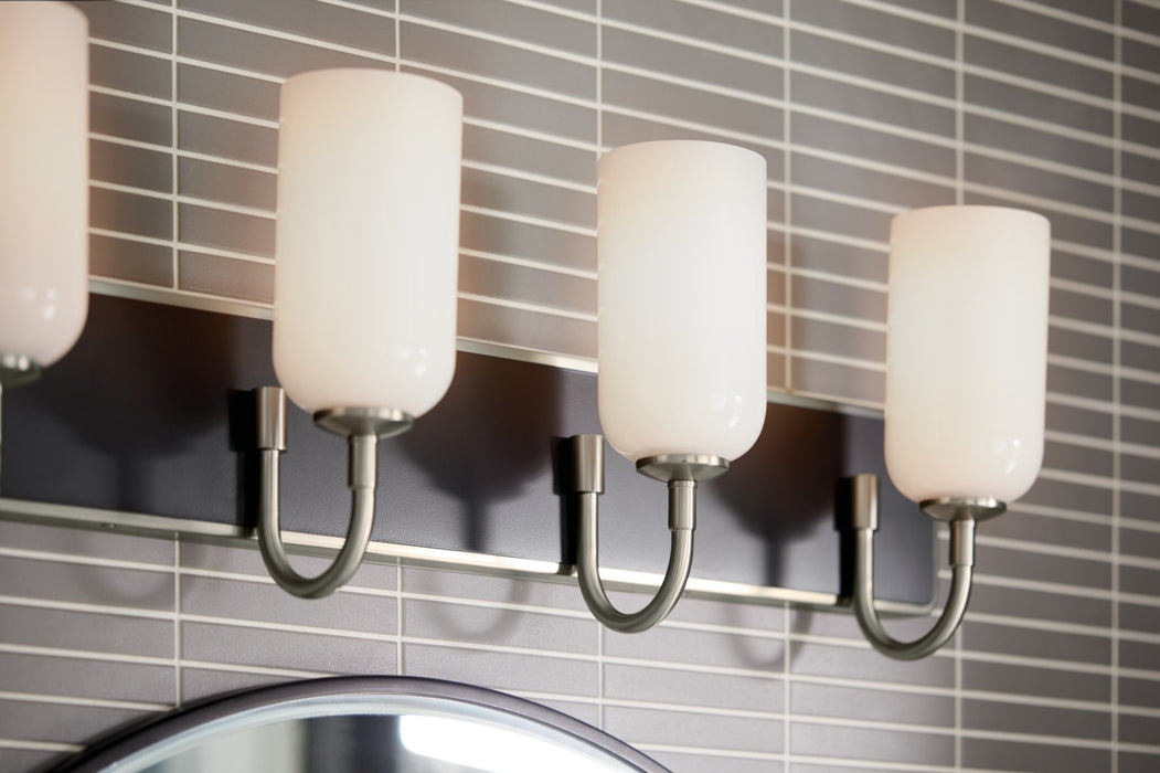 Kichler 55164NI Four Light Bath, Brushed Nickel