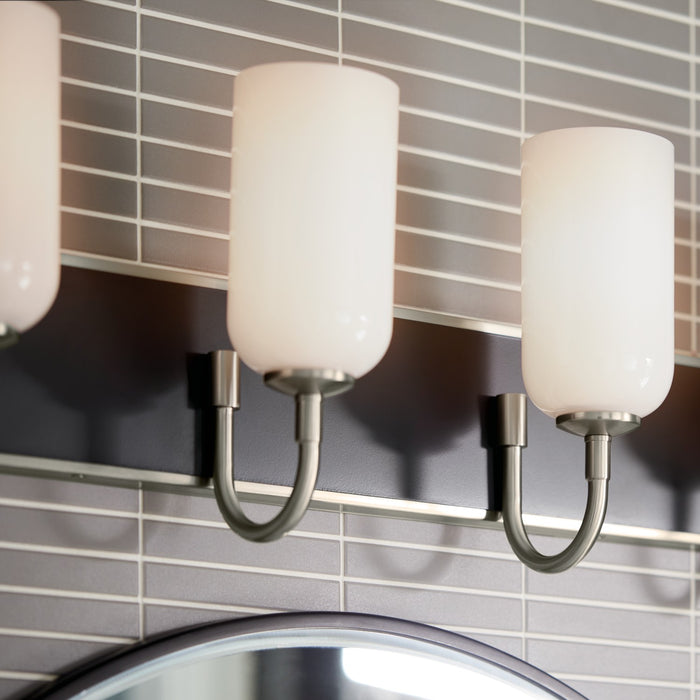 Kichler 55164NI Four Light Bath, Brushed Nickel