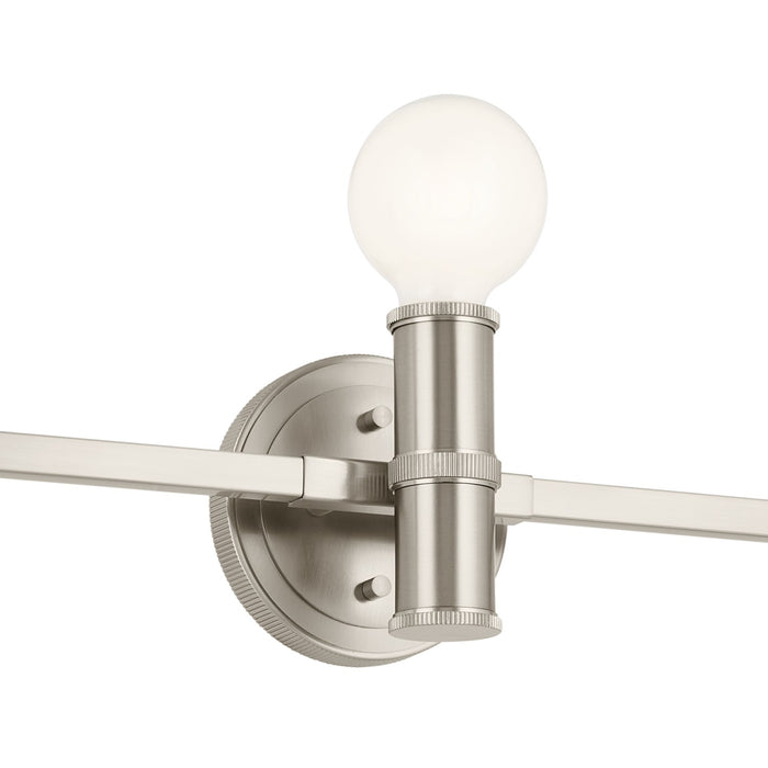 Kichler 55157NI Three Light Bath, Brushed Nickel