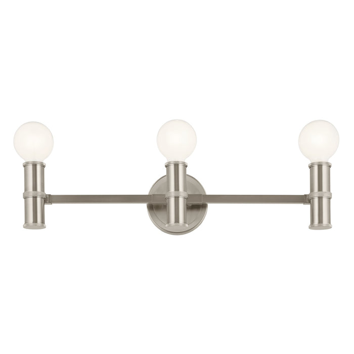 Kichler 55157NI Three Light Bath, Brushed Nickel