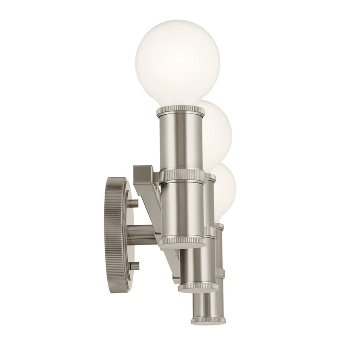 Kichler 55157NI Three Light Bath, Brushed Nickel