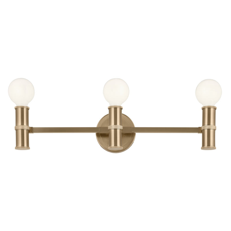 Kichler 55157CPZ Three Light Bath, Champagne Bronze