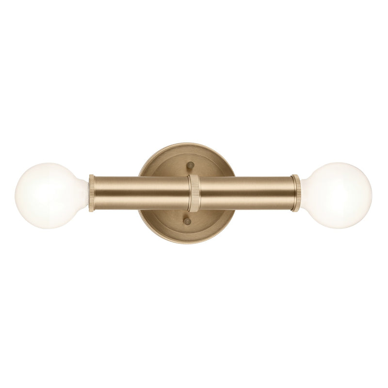 Kichler 55159CPZ Two Light Wall Sconce, Champagne Bronze