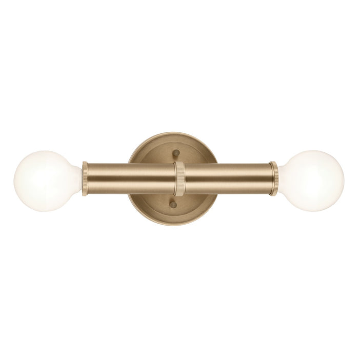 Kichler 55159CPZ Two Light Wall Sconce, Champagne Bronze