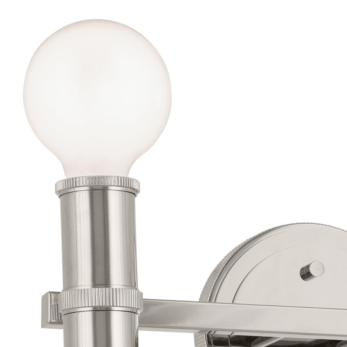 Kichler 55158PN Two Light Bath, Polished Nickel