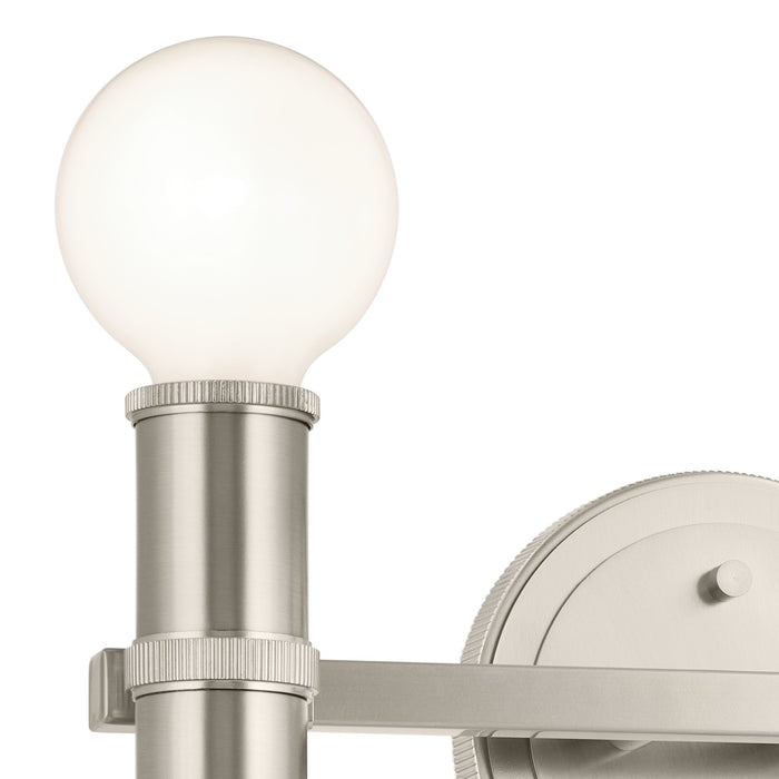Kichler 55158NI Two Light Bath, Brushed Nickel