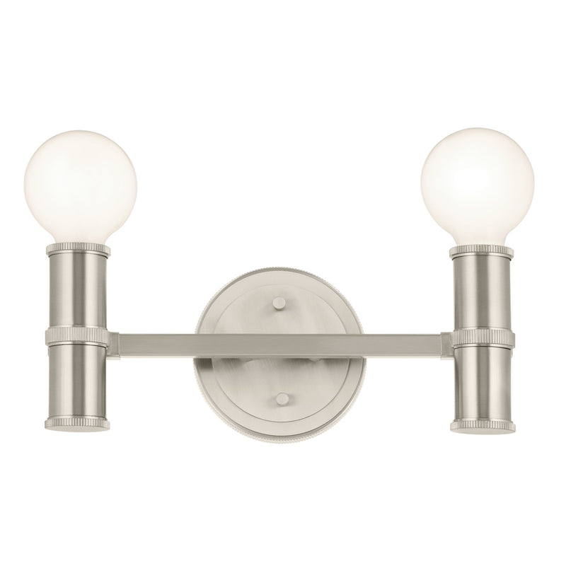 Kichler 55158NI Two Light Bath, Brushed Nickel
