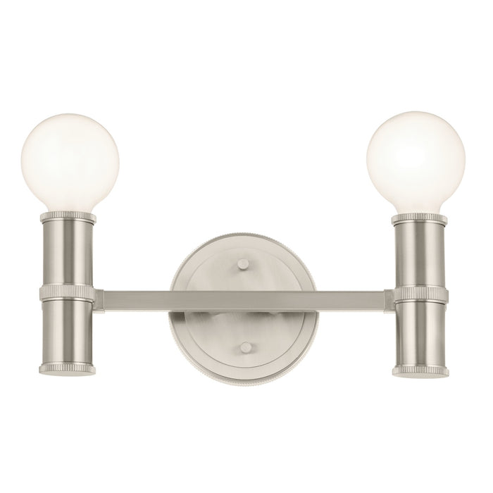 Kichler 55158NI Two Light Bath, Brushed Nickel