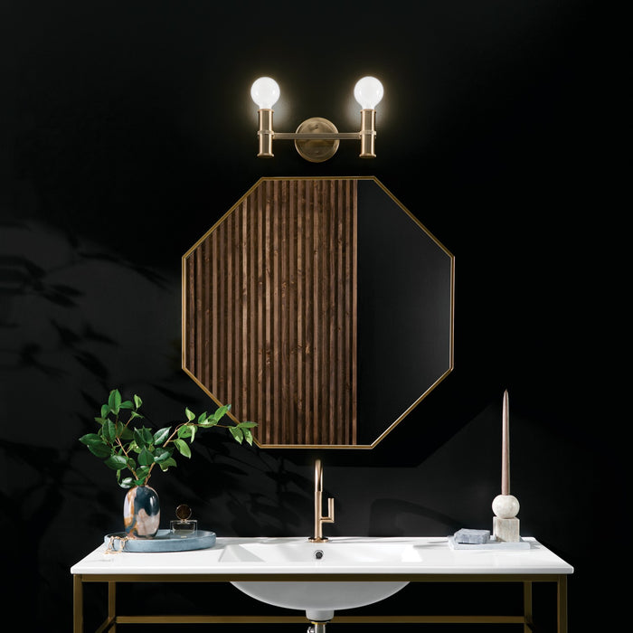 Kichler 55158CPZ Two Light Bath, Champagne Bronze