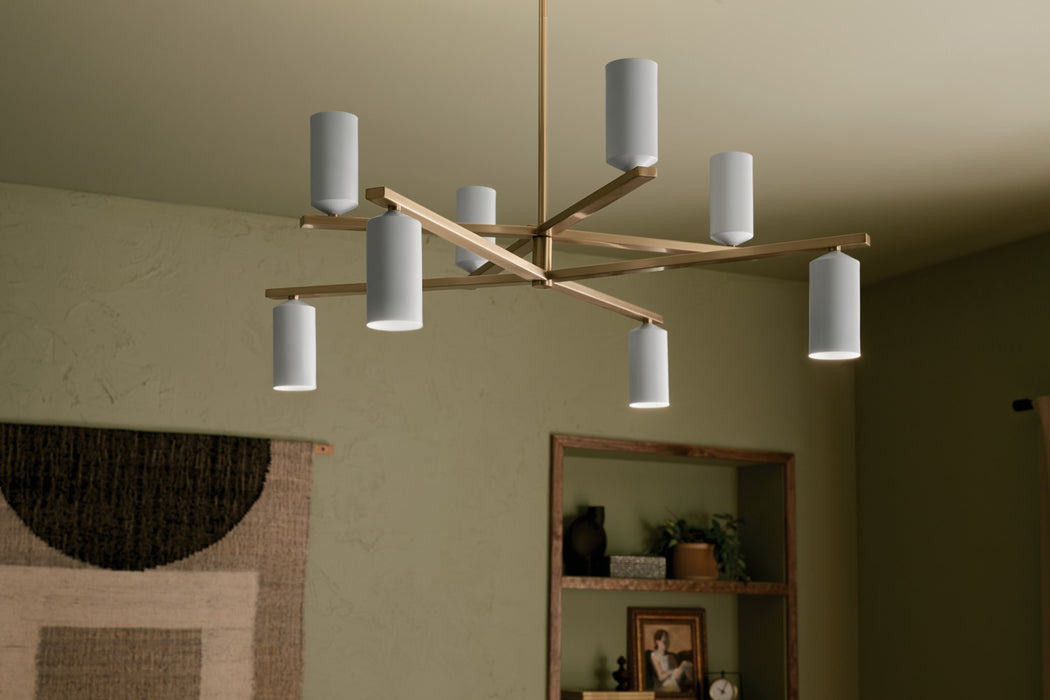 Kichler 52532CPZWH LED Chandelier, Champagne Bronze