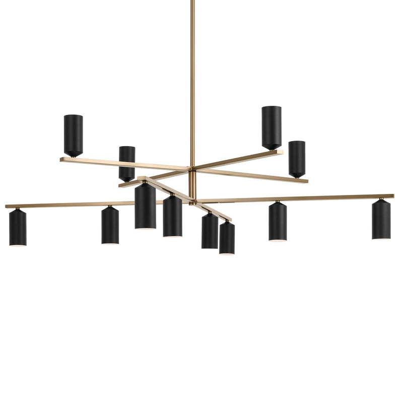 Kichler 52533CPZBK LED Chandelier, Champagne Bronze