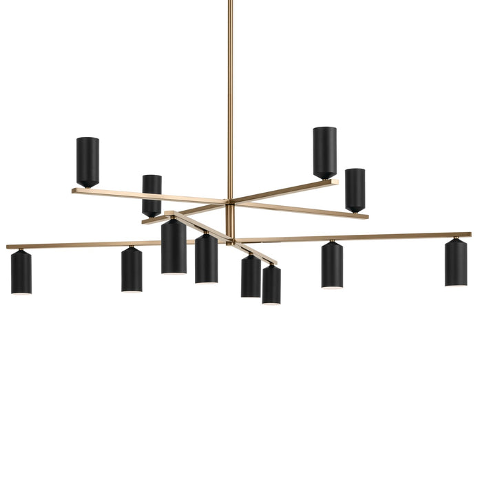 Kichler 52533CPZBK LED Chandelier, Champagne Bronze