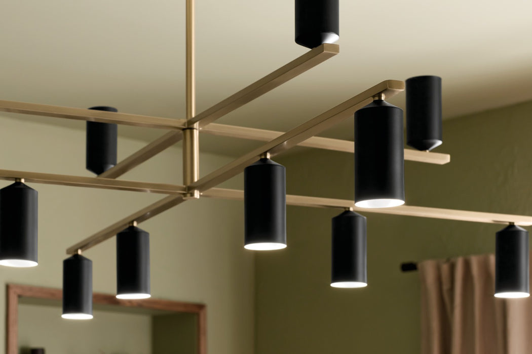 Kichler 52533CPZBK LED Chandelier, Champagne Bronze